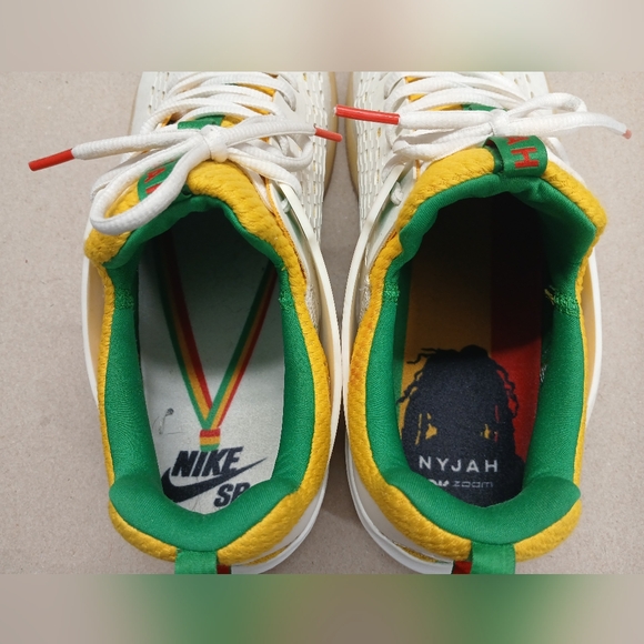 Nike SB Zoom Nyjah 3 White and Yellow Sneakers - Picture 16 of 16
